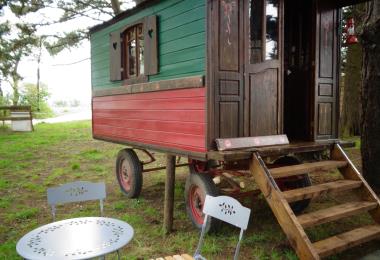 leschambres d'hotes de kerael : la roulotte gypsie