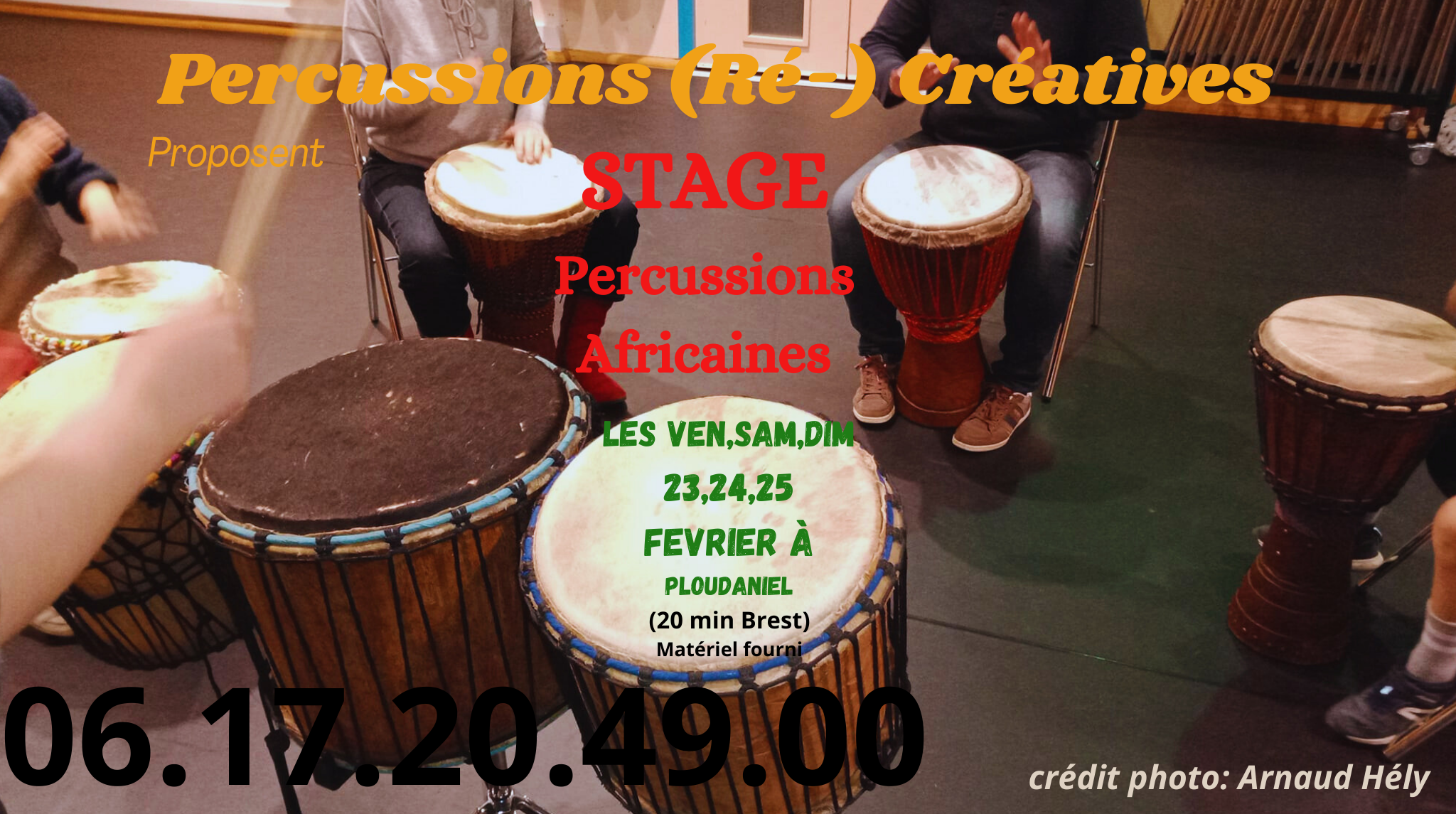 stage de percussions africaines