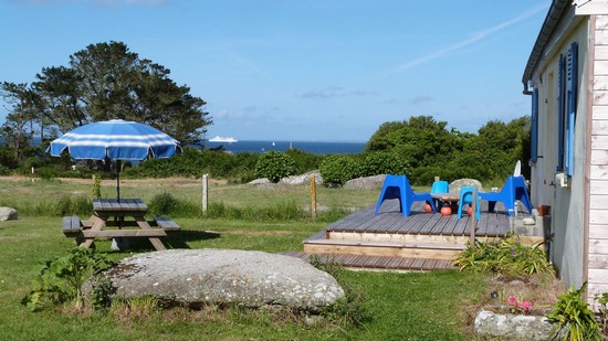 Ty Brenig vue sur la mer d'Iroise