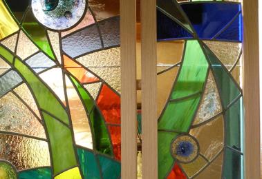 Valérie Salaün Maître verrier Finistère Verre Opaline Lanildut atelier de vitraux