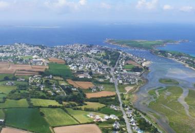 Vue aérienne du Conquet